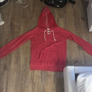 Red Hoodie Sweatshirt
